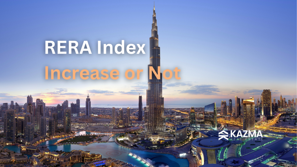 Downtown Dubai skyline with Burj Khalifa at sunset – RERA rental index increase or not thumbnail for Kazma Real Estate