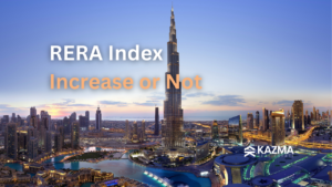 Downtown Dubai skyline with Burj Khalifa at sunset – RERA rental index increase or not thumbnail for Kazma Real Estate